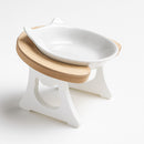 Comedouro Porcelana Luxo Individual Para Gatos