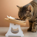 Comedouro Porcelana Luxo Individual Para Gatos