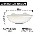 Comedouro Porcelana Luxo Individual Para Gatos